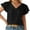 Black, variant on Cilsoka Linen Shirts for Women Loose Fit Tops for Women Trendy Sexy Basic Tees for Women Cropped Blouses for Women 2025 Elegant Classy My Orders Placed