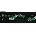 thumbnail image 2 of Leaf Leaves 2 Holes Row Metal Grommet Stitched Canvas Fabric Military Web Belt, 2 of 2