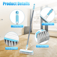 thumbnail image 3 of SUGARDAY Floor Scrub Brush with Long Handle for Cleaning Shower Bathroom Kitchen Tub Deck Brush, 3 of 7