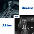 thumbnail image 3 of Exquisite Carbon Fiber ABS Gear Shift Knob Cover Trim Fit for 11Th 2022 -2023 for Accord 2018-2022, 3 of 5