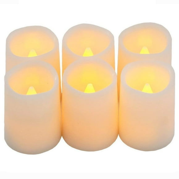 Remote Control Candles Premium IC-Controlled Soft Flickering Battery Operated Candles, 150+ Hours of Lighting, 5H Timer, Battery Included, Dia. 1.5"x1.75"H