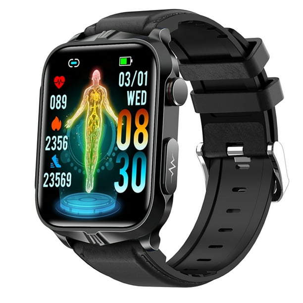 Reloj inteligente Para Monitoreo De Salud IP68 Impermeable Bateria De Larga Duracion Cuidado Remoto Modos Multideporte Hombres Mujeres Monitor De Salud Reloj Walmart en linea