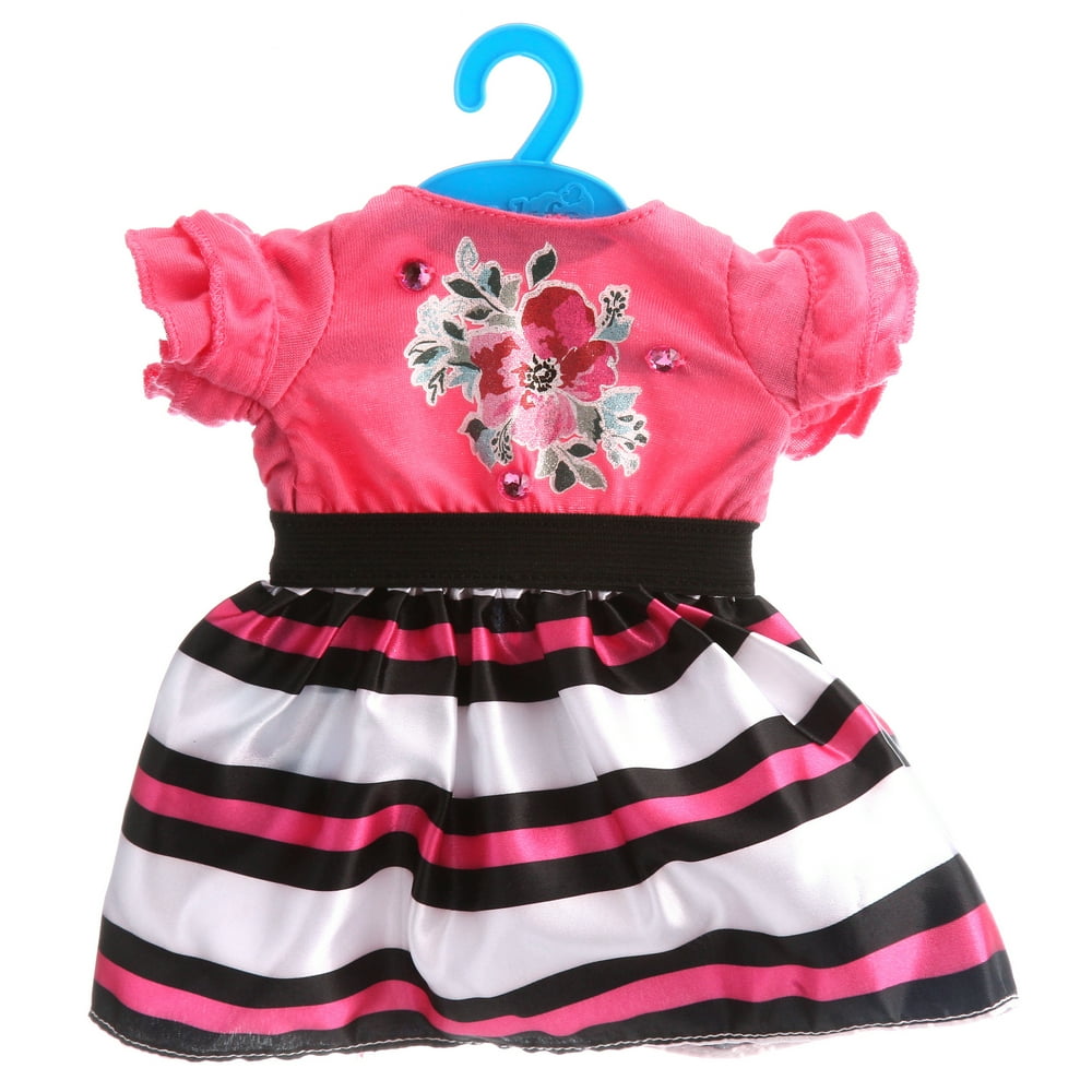 My Life As Pink Striped Dress 18" Doll Clothes