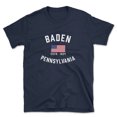 thumbnail image 1 of Baden Pennsylvania Patriot Men's Cotton T-Shirt, 1 of 1