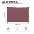 thumbnail image 3 of Hirioo Maroon for Paper Reusable Cosmetic Bag Zipper Encouragement Travel Pouch Toiletry Bag for Women Girls, 3 of 7