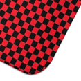 thumbnail image 5 of Red and Black Checkerboard Pattern Dish Drying Mat for Kitchen 1 Pack, Ultra Absorbent Microfiber Dishes Drainer Mats,16"x18", 5 of 6