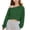 Z87 Green, variant on Mifsaly Girls Cropped Sweatshirts off the Shoulder Long Sleeve Pullover Tops Fall Winter Casual Loose Fit Active Loungewear