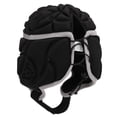 thumbnail image 4 of Casco de fútbol americano de EVA a prueba de golpes con protección contra colisiones para niños y adolescentes, color negro, 4 of 14