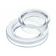 thumbnail image 2 of Juego de 2 tapones y tapas para orificios de sombrilla para mesa de patio, transparente, 2 pulgadas , 2 piezas, 2 of 9