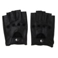 thumbnail image 1 of Guantes cortos de piel sintética para hombre, medio dedo, sin dedos, XXL Zulema  Guantes cortos sin dedos, 1 of 8