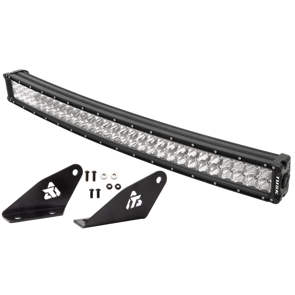 Tusk 30" Black Aluminum LED Light Bar Kit with Mounting Brackets