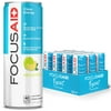 FOCUSAID Energy Blend, Melon Mate, Brain Boosting Nootropics Drink, Alpha-GPC, GABA, Vitamin B, Green Tea, 100% Clean, 100mg Natural Caffeine, 12-oz. can, 12 Pack