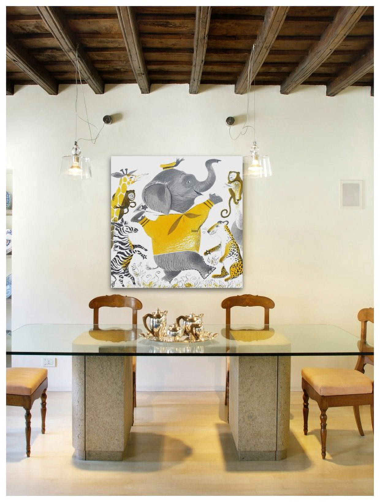 Marmont Hill "Wild Animals" by Curtis Painting Print on Canvas