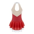 thumbnail image 3 of DPOIS Kids Girls Mesh Splice Shiny Rhinestone Dress Gymnastic Leotard Ballet Dancewear, 3 of 5
