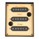 thumbnail image 2 of Pastilla de Guitarra ANGGREK Bobina Simple de Metal y Madera Maciza Silenciosa, 2 of 7