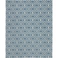 thumbnail image 2 of Nourison Bliss Transitional Moroccan Blue 7'10" x 9'10" Area Rug, (8' x 10'), 2 of 6