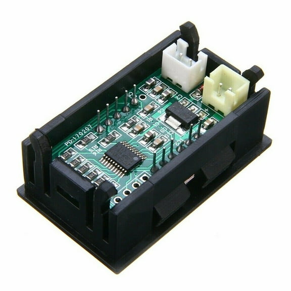 Dc 12V Led Digital Thermometer Temp Sensor Meter Probe -50 ~ 110°C Detector Blue YIWEI