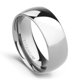 thumbnail image 1 of TIGRADE Anillo de titanio de 2 mm, 4 mm, 6 mm, 8 mm, 10 mm, cúpula lisa, alianza de boda de alto pulido, ajuste cómodo, tamaño 3-15, 8 mm, tamaño 14, 1 of 1