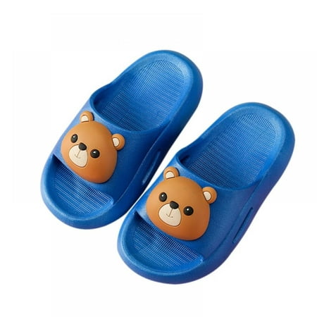 

Toddler Boys & Girls Slide Sandals Non-Slip Summer Beach Water Shoes Kids Shower Pool Slippers