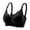 Black, variant on Women's Wireless Backless Bra with Adjustable Convertible Straps for Seamless Comfort and Support