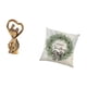 thumbnail image 5 of Adorno de escultura de aniversario para enamorados, regalo para familia, novia, hombre, con funda de cojín navideña para sofá, sillón, hogar, oficina,, 5 of 8