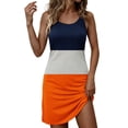 thumbnail image 2 of Blmnix Work Dresses Dresses for Women 2026 Tank Dress Bodycon Under Dresses Crew Neck Sleeveless Mini Antimicrobial Protection Womens Dresses Spring,S, 2 of 7