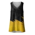 thumbnail image 4 of Womens Summer Tops Summer Tank Top Casual Printed V Neck Sleeveless T Shirt Womens Tops Dressy Casual, 4 of 5