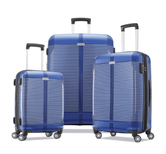blue luggage set