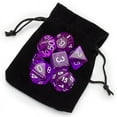 thumbnail image 3 of Brybelly Holdings GDIC-1128 7 Die Polyhedral Dice Set in Velvet Pouch, Arcane Aura, 3 of 6