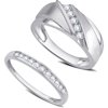 1/2 Carat T.w. Diamond 10k White Gold We