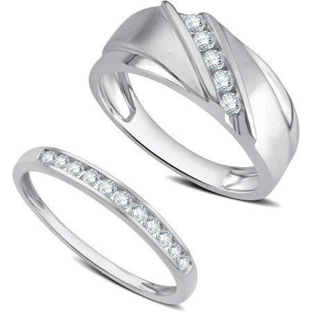 1/2 Carat T.w. Diamond 10k White Gold We