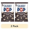 (2 pack) SkinnyPop Gluten-Free Sea Salt & Black Pepper Popcorn Snack, 4.4 oz