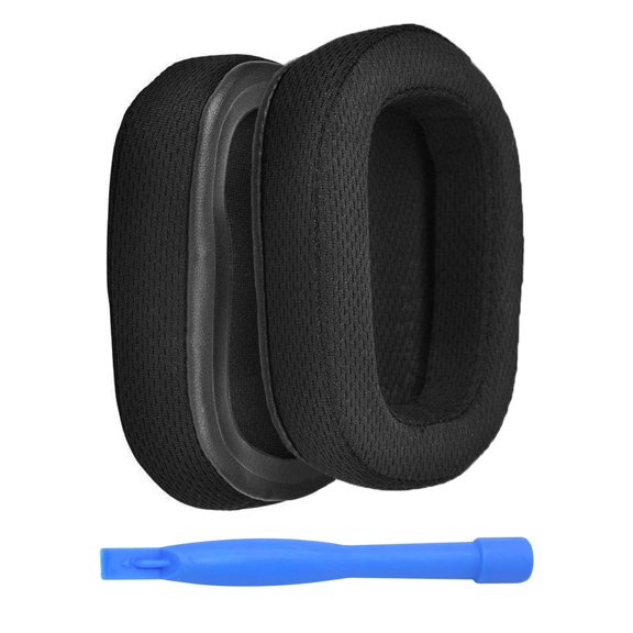 MMOBIEL Mesh Ear Pads for Logitech G935 & G933 Headsets Black