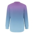 thumbnail image 4 of Wiyuqeen Women's Casual Long Sleeve Tops Trendy Gradient Color Sweatshirts Baggy Warm Crewneck Sweatshirts Ladies Autumn Pullover with Pockets, 4 of 4