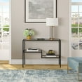 thumbnail image 4 of Evelyn&Zoe Lovett 22" Wide Rectangular Console Table, Blackened Bronze, 4 of 8