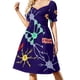 thumbnail image 2 of Vestido de manga corta Neuronas y Glía vestidos de mujer elegantes y bonitos vestido de verano Vestido, 2 of 7