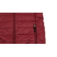 thumbnail image 3 of Luckers Women's Ultra Light and Soft Puffer Jacket, Color: Burgundy, Size: Medium, 3 of 8