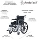 thumbnail image 2 of Andafacil® – Silla de Ruedas Manual | Plegable, Ligera, Ergonómica, 2 of 6