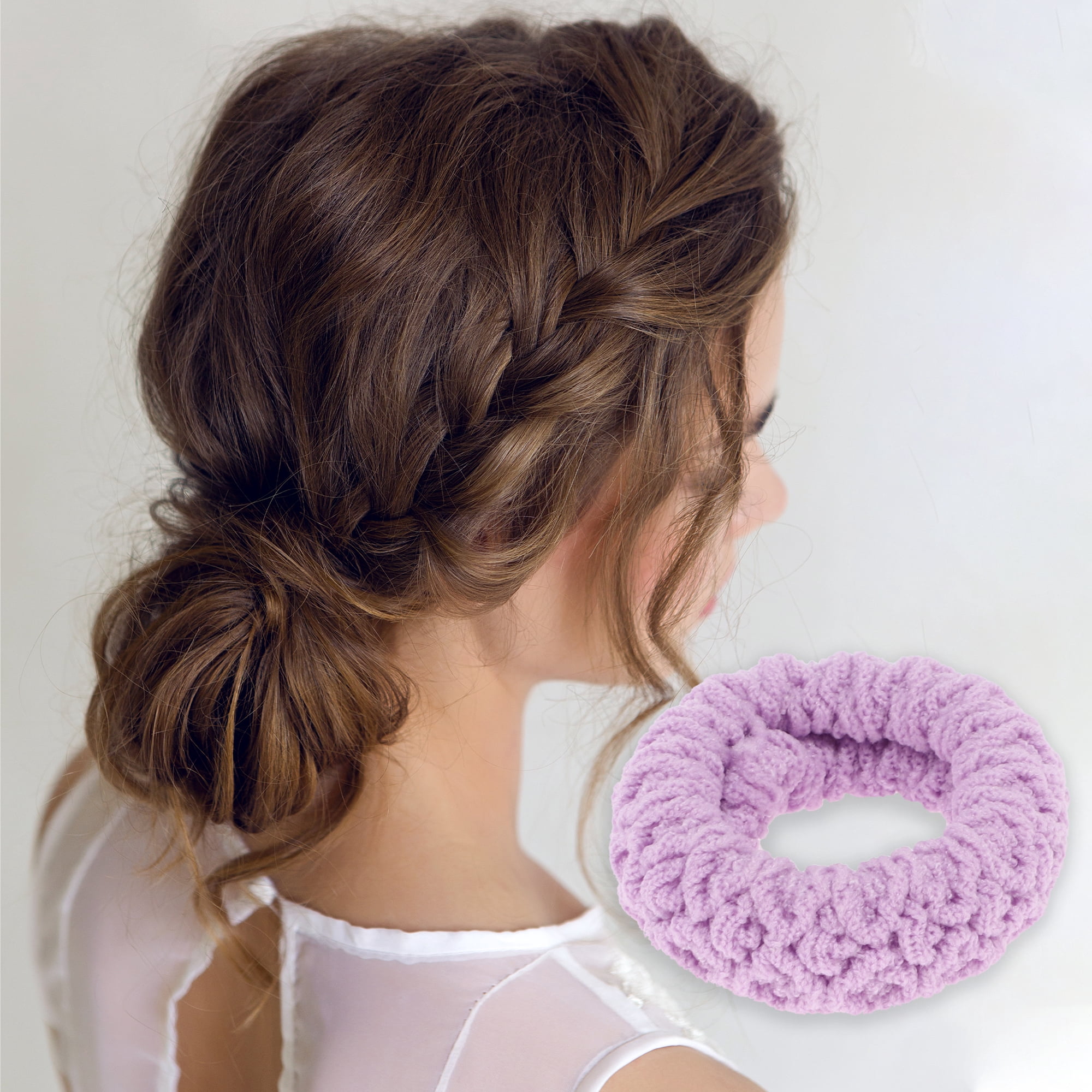Unique Bargains Women's Thickened Wide Edge Hair Ropes 6 Pcs Assorted Color