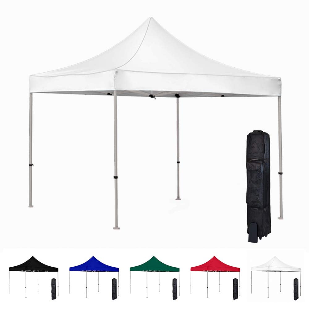 White 10x10 Pop Up Canopy Tent 