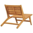 thumbnail image 4 of vidaXL Patio Chair with Footrest Solid Teak Wood, 4 of 9