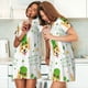 thumbnail image 4 of Easygdp happy dog. St. Patricks Day Camisón de manga corta para mujer, informal, estampado, 4 of 6