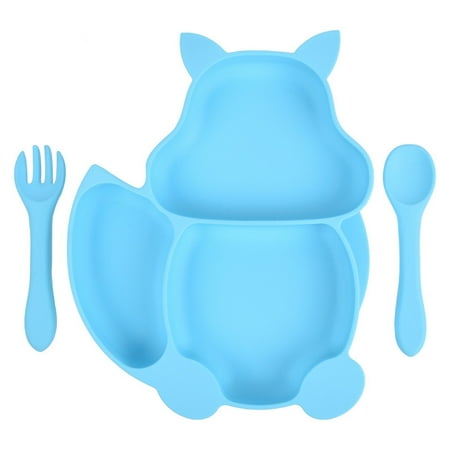 

3PCS Baby Plate Bowl with Suction Cup Silicone Set
