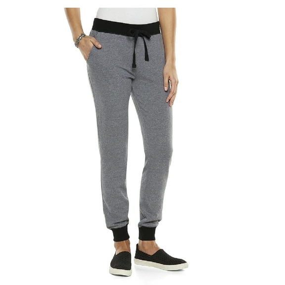 SO Junior Women's Drawstring/Elastic Waistband Colorblock Jogger Pants Size Large