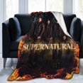thumbnail image 2 of Supernatural Flannel Blanket Funny Ultra-Soft Micro Warm Throw Blanket For Boys Girls Young Adults, Warm Flannel Blanket For Living Room Bedroom Couch Bed 80"X60", 2 of 8
