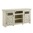 thumbnail image 3 of 2 Doors Farmhouse TV Media Stand for living room, White, 3 of 15