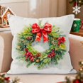 thumbnail image 4 of Christmas Pillow Cover Holiday Decoration Sofa Decoration Linen Pillow Home Sofa Holiday Decoration Pillow Cover, 4 of 6