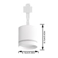 thumbnail image 3 of FSLiving Remote Control 7W RGBW LED Track Macaron Look White Multi-Rotation Design H-Type Track Light with Focused Adjustable Industrial COB LED Dimmable for Dining Room 1 Light Customizable RGBW, 3 of 8