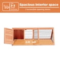 thumbnail image 6 of Outdoor Small Turtle Cage, Humid Land Turtle Enclosure, Reptile House for Small Terrestrial Turtles, Orange, 6 of 7