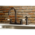 thumbnail image 2 of Kingston FB795DPLSP Paris Two-Handle 4-Hole 8" Centerset Kitchen Faucet with Side Sprayer in Oil Rubbed Bronze, 2 of 5